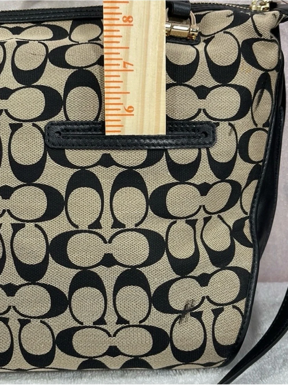 COACH Signature Satchel/ Crossbody Bag & Wallet